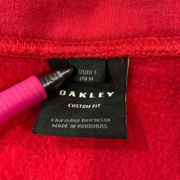 Oakley Full Zip Sweatshirt Track Jacket Men’s Size Small Streetwear Fitness - Picture 3 of 6